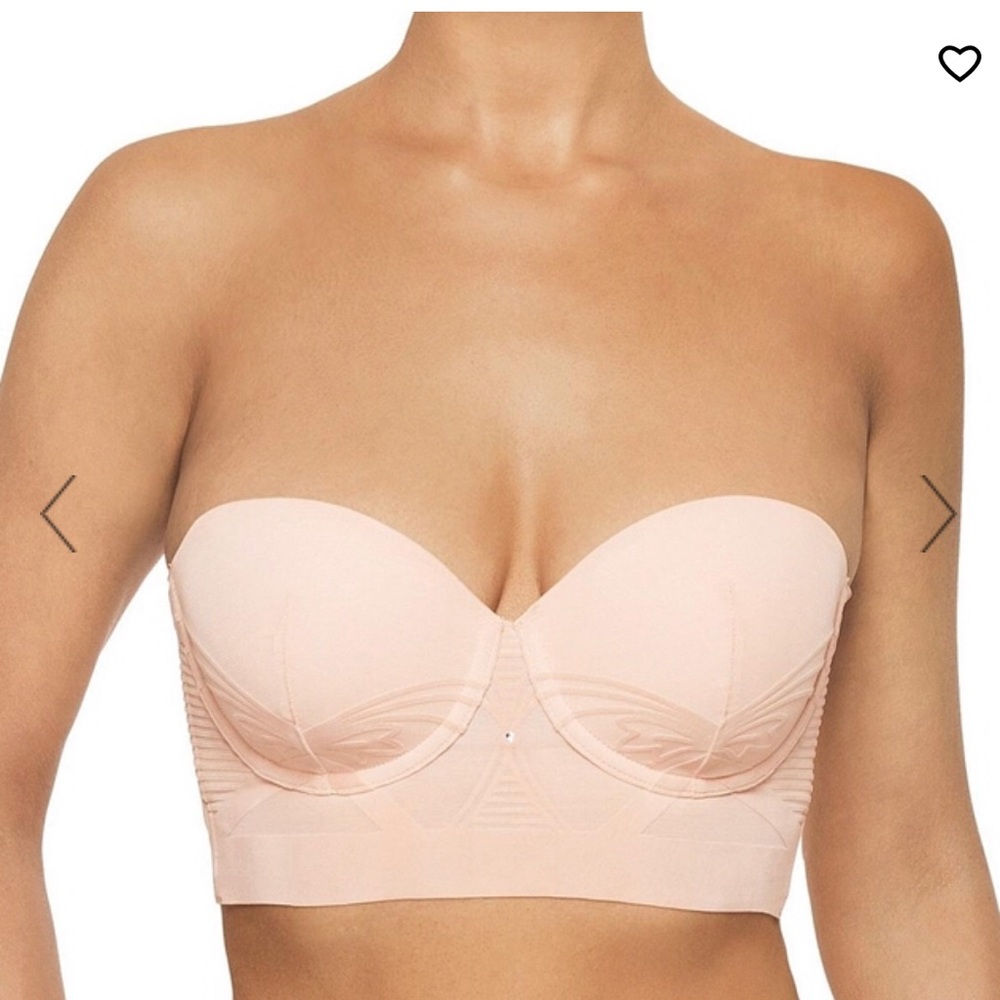 Nancy Ganz Enchante Nude Strapless bra padded underwire